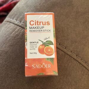 Citrus Face Cleansing Balm, Makeup Remover Sticker With Citrus Extract  -Clean O